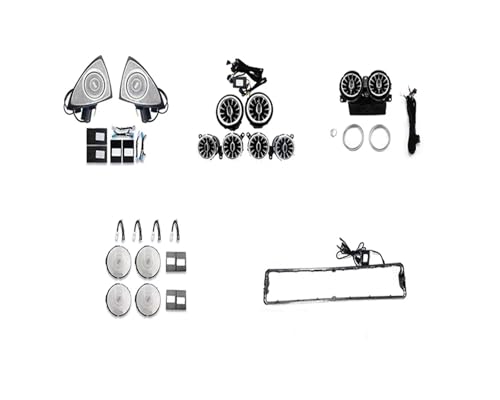 Atmosphere Light 4-Piece Set 5-Piece Set Compatible with Mercedes-Benz E-Class W213 2016 2017 2018 2019 2020 2021 2022(5-Piece Set)