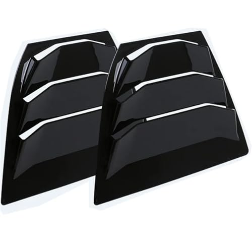 Persiennes de fenêtre latérale en noir mat pour Mazda 3 Axela 2014-2018