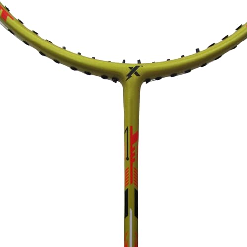 Image of Exergy Katana Badminton Racquet Full Graphite, Lightweight, 32 LBS Tension with Cover