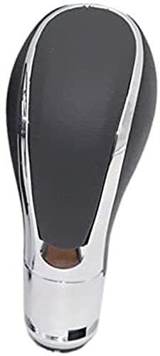 Para O&pel Vauxhall Astra J Insignia Zafira C Meriva B Coche Mando Mando Cuadrado Cabeza automática Cubierta de engranajes Cambio Palanca de palanca Pomos Para Palanca De Coche(Negro)