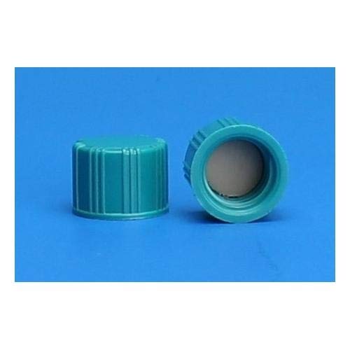 18-400mm Green Ribbed Thermoset Solid Top Cap, PTFE/F217 Lined