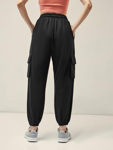 Image of Bewakoof Air 1.0 Women's Solid Oversized Plus Size Joggers