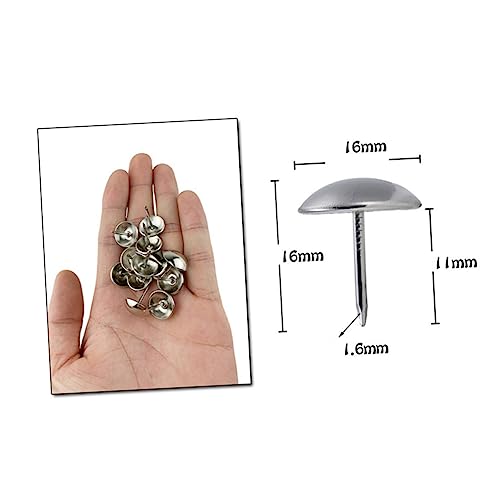 Iron Tacks 100 Piezas 16x20 mm Cabeza Grande para Uso en el Hogar miniatura 4