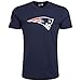 New Era T-Shirt New England Patriots, Navy, L, 11073661
