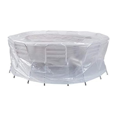 RIBILAND 07352 Table/Chair Cover Round Transparent Cover