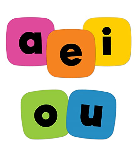 Voyelles Edu-Clings en silicone pour apprendre sur les vitres