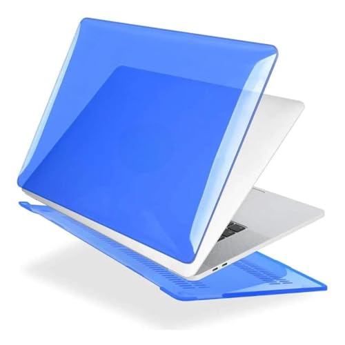 Image of TechTrendz Case Compatible for MacBook Air 13.6 inch M4 A3240 M3 A3113 M2 A2681 with Touch ID,2025 2024 2022 Release,M2 M3 M4 Air 13'' Laptop Protective Plastic Hard Shell Cover - Blue