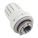 Honseadek Termostato termostático para control de calentador de cabezal de radiador, herramienta de válvula de calefacción