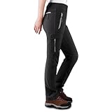 【Humanisiertes Design】--- Der elastische Bund mit Gürtelschlaufen hilft Ihnen nicht nur, die Enge für eine ideale Passform anzupassen, sondern hilft Ihnen auch, Wanderhosen bequem anzuziehen oder auszuziehen. Mit dem geraden Bein können Sie sich problemlos bewegen. Diese Hose ist perfekt für Frauen, die ultimativen Komfort und Wärme in ihrer Hose wünschen und gleichzeitig einen stilvollen Look beibehalten möchten.