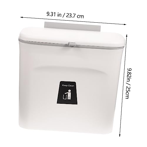 Caneca de basura rectangular para colgar en pared miniatura 2