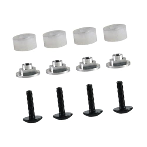 Yiju Ice Hockey Visor Hardware Kit Nuts Hardwares Replacement Sturdy High Performance Safe Hockey Helmet Accessories Repair Kit