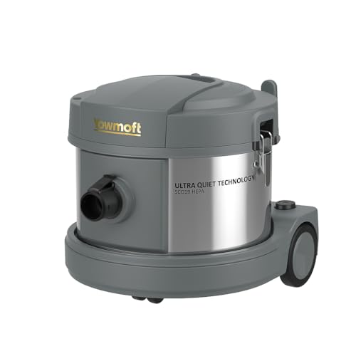 YOWMOFT 4 Gallon Canister Vacuum, 800W Ultra-Quiet Canister Vacuum Cleaner, 35Ft. Cord, Model 808,...