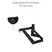 PROAIM SnapRig Wall/Door Rack for C-Stands I Includes Base & Top Hanger I Gear Mount Made up of High-Grade Steel I Holding Capacity of 6 C-Stands (WR222)