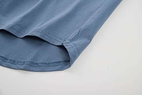 Image of KLIEGOU Men's 100% Cotton Longline T-Shirt, Pre-Shrunk Soft