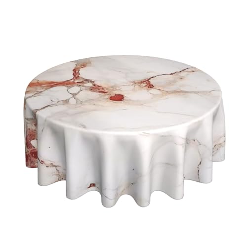 Nappe imprimé marbré de 60 pouces nappe decorative et durable - 3