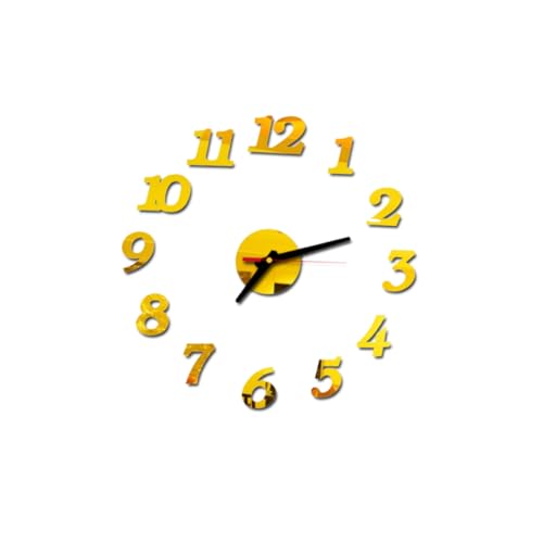 LIFKICH Reloj De Pared Acrílico Digital Decorativo Adhesivo para Oficina y Hogar