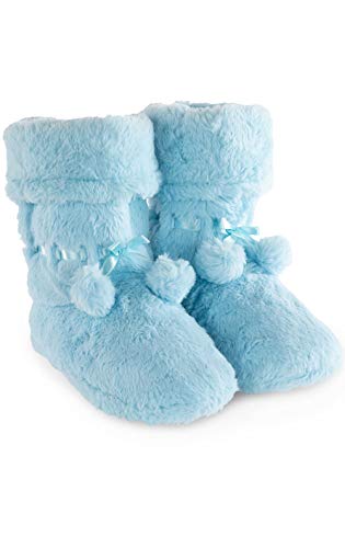 blue slipper boots