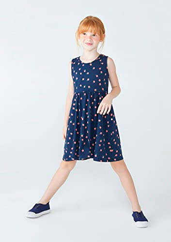 Vestido Infantil Estampado Azul 010