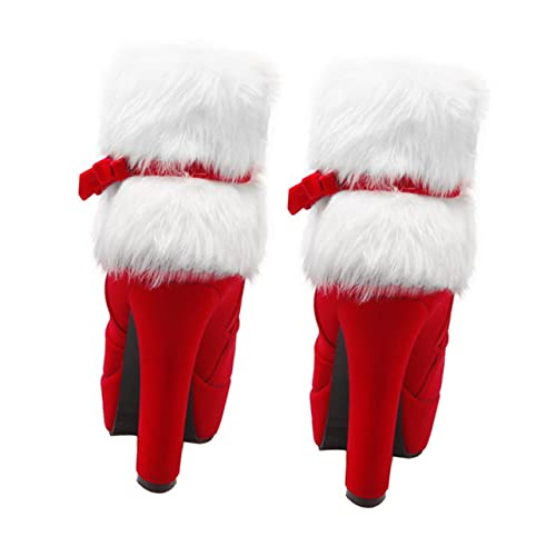 Bottines de Noël femme antidérapantes : Finis les pieds froids avec nos boots en daim