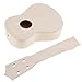 KEPOHK Professionelle 23 Zoll Ukulele DIY Kit Palisander Griffbrett Hawaii Gitarre für Handarbeit Malerei