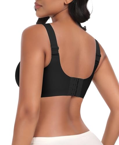 Image of Ganado Jelly Bras for Women No Underwire Wireless Seamless Push Up Bra Full Coverage Tshirt Bras Supportive Padded Bra