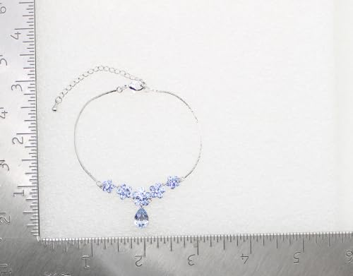 Image of Faship Gorgeous Rhinestone Crystal Floral Necklace Earrings Set