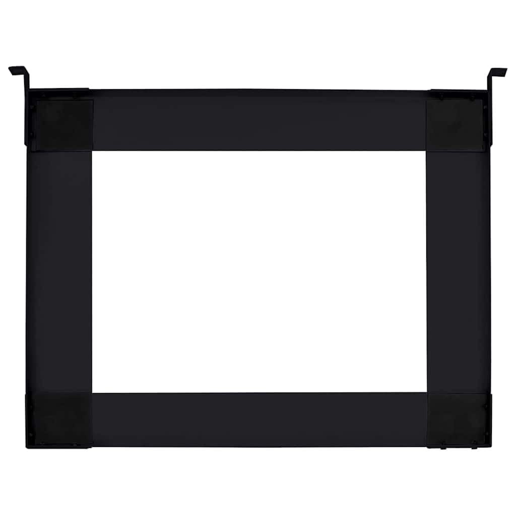 Pedestal de lavadora negro de acero 64 x 55 x 32,5 cm con patas ajustables, base para lavandería, alfombrilla antivibración y protección contra el ruido en la secadora