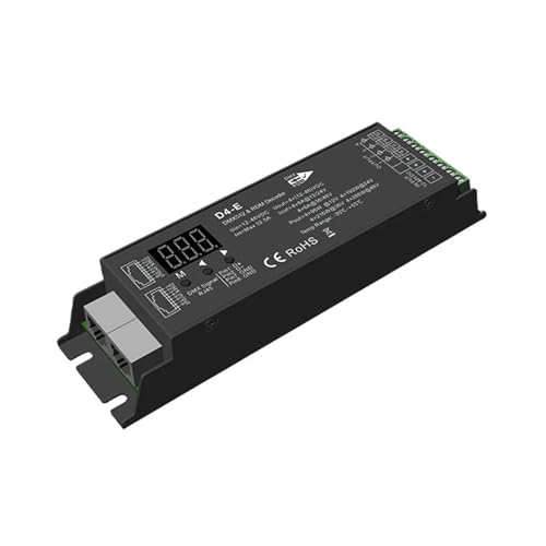 Décodeur DMX512-SPI D4-E pilote les rubans LED avec gradation multiple fluide