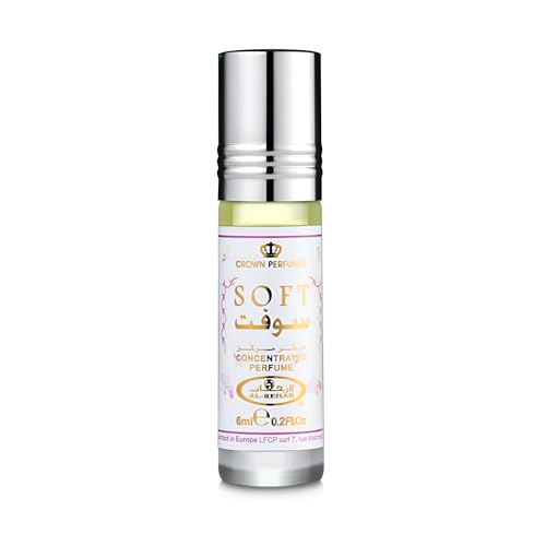 Huile de Parfum SOFT Doux Al Rehab 6 ml Vanille Caramel Sans Alcool – Musc Huile Parfumée Orientale pour Femme et Homme