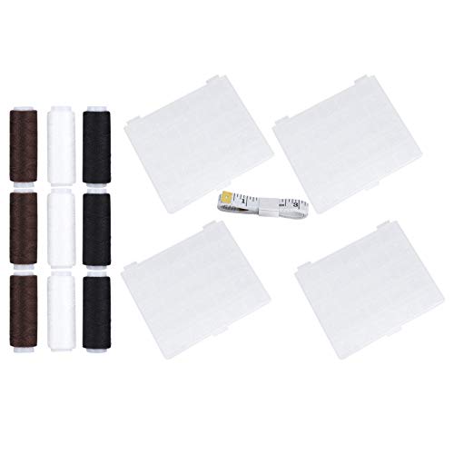 Bobina vacía de plástico resistente y transparente para accesorios 2
