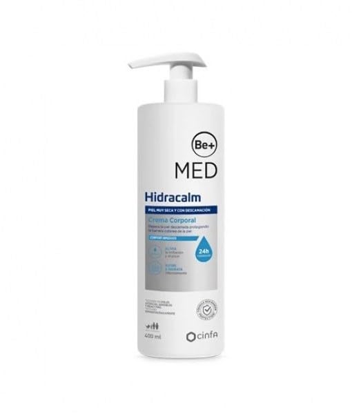 Crema corporal Be+ Hidracalm 1 litro ideal tras la ducha familiar en invierno 2