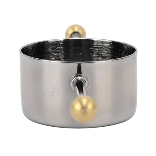 Jigger de barra de 30 ml y taza medidora de cóctel con acabado chapado en negro 6