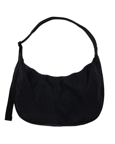 BAGGU Large Nylon Crescent Bag - Black