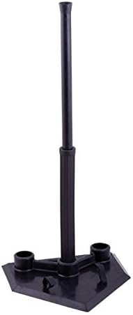 PerfectPitch Portable Batting Tee44; Black - 3 Position