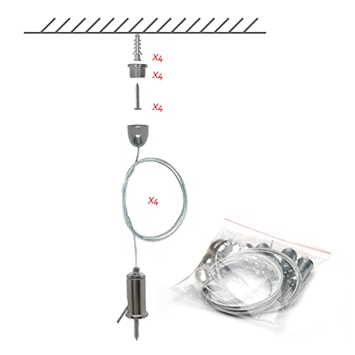 Zliger 16 Pezzi Cavi per Gancio in Acciaio Inox