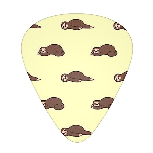 Sleep Sloth Lot de 12 médiators tendance et durables dans une boîte pour ukulélé guitare électrique basse - Les Beatles, Paul McCartney, John Lennon, RIngo Starr, George Harrison Sleep Sloth Lot de 12 médiators tendance et durables dans une boîte pour ukulélé guitare électrique basse