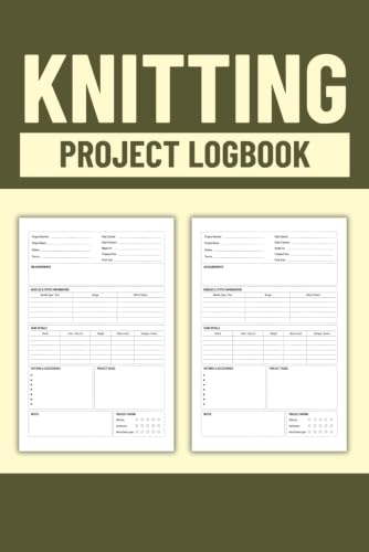 Knitting Project Log Book image 2