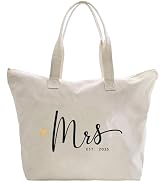 CARAKNOTS Future Mrs. Gifts Mrs Bag 2025 Bride Gifts for Bride Bag Wedding Bridal Shower Gifts Br...