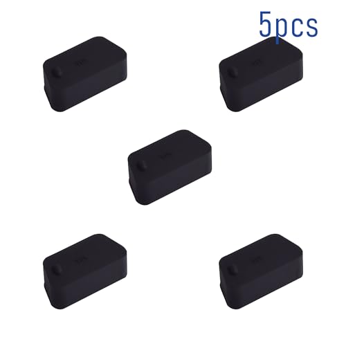 Image of 5 PCS VGA /DB9 Port Anti-dust Plugs, Silicone Covers Caps Stoppers, Port Protector for RS232, HDB15, DB9, 0.59 x 0.28 (LxW)
