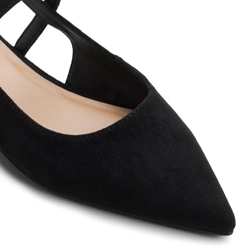 Call It Spring Women's Jordynne Vegan Pointed-Toe Slingback Flat Shoe, Black by Call It Spring - Used condition - Image 2