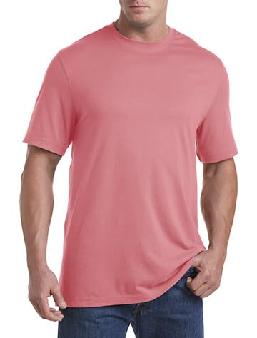 Harbor Bay by DXL Big and Tall Moisture-Wicking Jersey T-Shirt