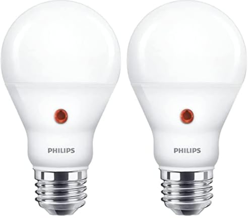 Philips   Bombilla LED D2D 60W estándar E27 luz blanca cálida, mate, no regulable (Paquete de 2)