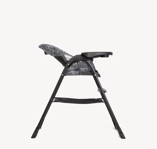 Image of Joie Mimzy Snacker High Chair for Baby-Feeding Chair with A One-Hand Fold, 3-Position Seat Recline & 5-Point Harness System (6 Months to 15 Kg), Alphabet ABC