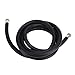 Fuel Transfer Hose, High Pressure Erosion Proof Black Rubber Hose for Fuel Pump Tank, 4m Farm Fuel Hose Compatible with Kerosene and Industrial Liquids