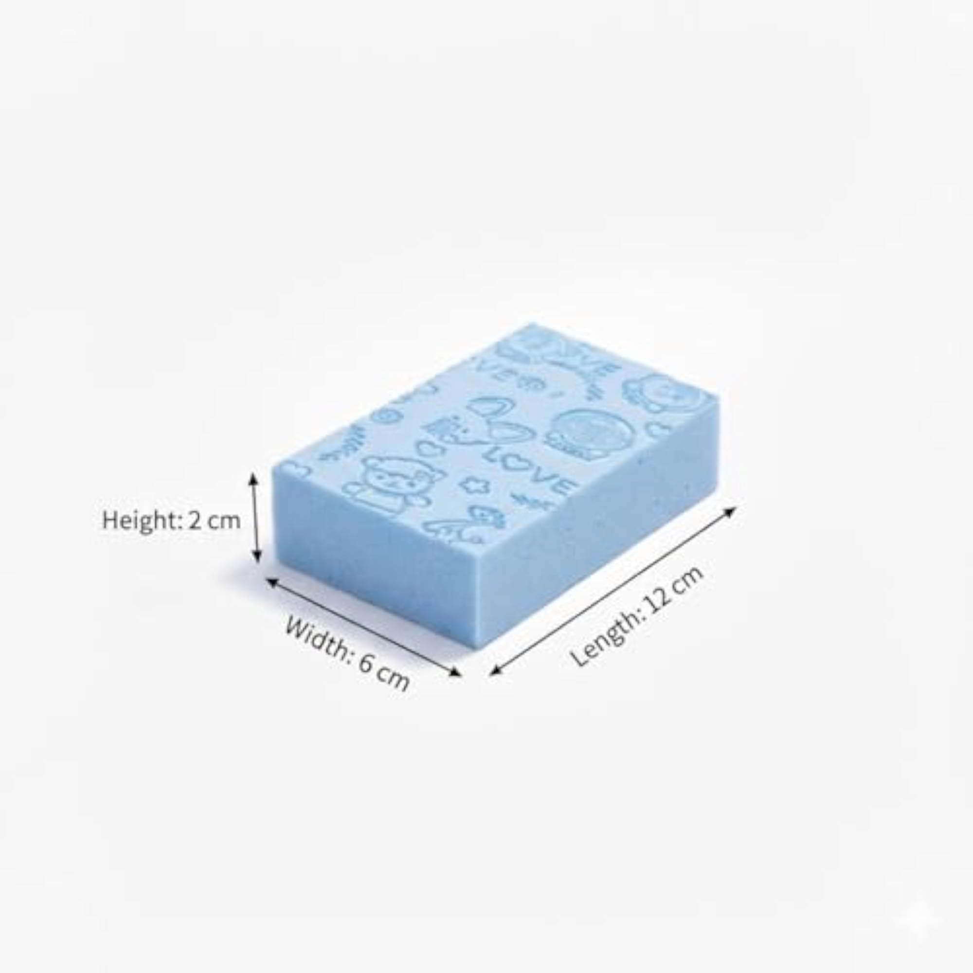 Pack 2 Super Soft Bath Sponge Scrubber for Kids & Babies