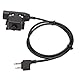 U94 PTT 2 poliger Walkie Talkie Adapter, Plug and Play Freisprech Push to Talk Adapteranschluss für Alan für Nautico für Midland G5 G6 G7 G8 G9 G10 G12 Radio