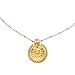 Produktbild Satya Jewelry Extra Lange Kette Damen Gold - Mandala Coin Necklace - ca. 90 cm lang Silber 925 Vergoldet - NG188-L36-B