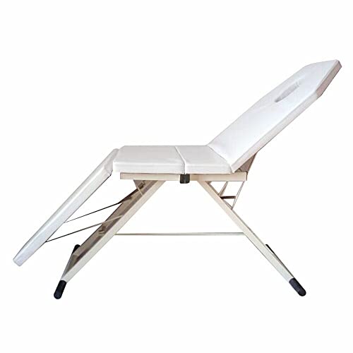 Table de massage mobile et pliable blanche OUKANING pour soins - 6