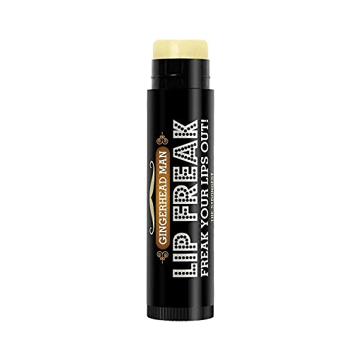 Doctor Lip Bang's BUZZING Lip Balm | Lip Freak | 100% All Natural | Cruelty Free | Flavoured Lip Freak | Pack of 2 (GingerHead Man)