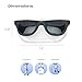 Readerest Magnetic Eyeglass Holders, Eyewear Accessory for Readers, Sunglasses, ID & Work Badges, Gift for Dad & Grandpa, USA Made (Black Shades)